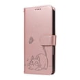 thumbnail image 4 of Allytechgroup Wallet Case for Samsung Galaxy S24, Built-in Wrist Strap & Card Pocket & Cash Slot PU Leather Stand Phone Shell Shockproof Protective Full Body Cover for Women Girls, Rosegold, 4 of 10