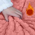 thumbnail image 6 of lcziwo Womens Plush Pajama Set Winter Warm Fleece Lounge Sleepwear Soft Fluffy Pjs 2 Piece Loungewear Fuzzy Ribbed OutfitsPink,Free Size, 6 of 10