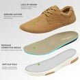 thumbnail image 5 of OrthoComfoot Mens Fashion Sneakers with Arch Support, Comfortable Outdoor Dress Oxford for Plantar Fasciitis, Causal Orthopedic Genuine Leather Walking Shoes for Heel Foot Pain Relief, 5 of 7