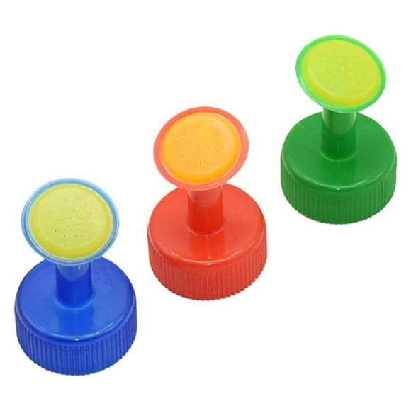 Innovative Spray-Head for Soft Drink Bottle Water Can Top Waterers, Gardening and Lawn Care Irrigation Equipment, 3Pcs Multicolor