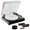 Piano Black, variant on Fluance RT87 Reference High Fidelity Dual-Plinth Turntable (Piano White), VB65 3-in-1 Vinyl Record & Stylus Cleaning Kit, RW03 HiFi Vinyl Record Weight Stabilizer