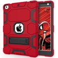 thumbnail image 1 of Funda para iPad CCMAO de 6.ª y 5.ª generación, 9,7 pulgadas, con soporte rojo y negro, 1 of 7
