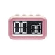 thumbnail image 1 of Reloj despertador digital Matsuzay pantalla fácil de leer funcionamiento silencioso rosa, 1 of 6
