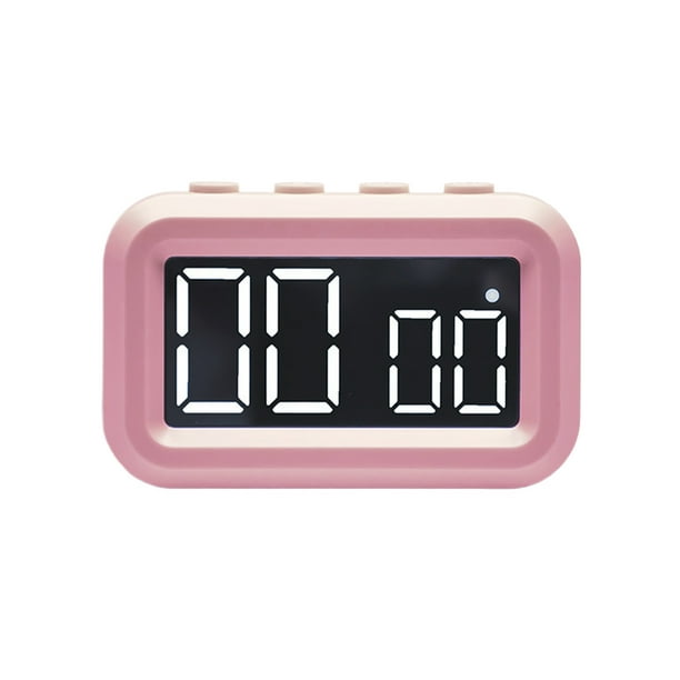 Reloj despertador digital Billuyoard LED rosa fácil de leer