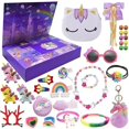 thumbnail image 2 of Caja con calendario de adviento navideño de 2025, juego de maquillaje de princesa para niños, caja de regalo de joyas, calendario de cuenta regresiva de 24 días, regalo de Navidad para niños, 2 of 5