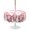 White, variant on Outdoor Tablecloth with Umbrella Hole for Patio/Picnic/Party/Camping, Galentine's Day Waterproof Table Cloth Square Cover Washable, Pink Gnomes Love Heart Grey Plaid (54"x 54")