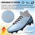 thumbnail image 2 of Zapatillas altas Soccer Cleats RDYLBU para niños y niñas, 2 of 6