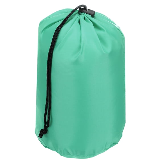 Uxcell Stuff Sack, 5 x 10 Inch Waterproof Outdoor Storage Sack Portable Drawstring Dust Flap Bag Lightweight Sleeping Bag Light Green