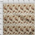 thumbnail image 2 of oneOone Polyester Spandex Light Brown Fabric Florals Diy Clothing Quilting Fabric Print Fabric By Yard 56 Inch Wide-OBM, 2 of 4