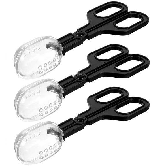 3 Pcs Animal Feeding Clip Hamster Supplies Plastic Insect Scissor Pooper Scooper Toys Colander Guinea Pig Holder Toilet