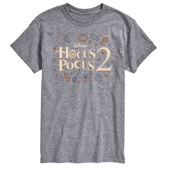 Hocus Pocus 2 - Logo With Icons - Men's Short Sleeve Graphic T-Shirt