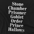 thumbnail image 2 of Harry Potter T-Shirt Titles Unisex Graphic Tee For Men & Women, 2 of 7