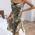 thumbnail image 6 of VgaVtl Plus Size Nightgowns for Women Lace White Sleep Shirts for Women Plus Sleeveless Vintage Leopard Print Sleepshirts, 6 of 8