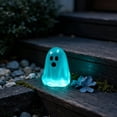 thumbnail image 4 of 50pcs Lighted Mini Ghost Halloween Figurine, Glowing Little Ghost Trinket for Tabletop, Mantel, Shelf, Entryway and Party Display, Cute Seasonal Accent for Spooky Home Decoration, B, 4 of 4