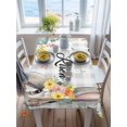 thumbnail image 3 of Easter Plaid Rectangle Tablecloth, Spring Watercolor Bunny Flower Grey Checkered Waterproof & StainResistant Tablecloth, Washable Oil-proof Table Cover for Dining/Party/Wedding/Buffet 60x84 In, 3 of 9