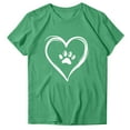 thumbnail image 5 of GaThRRgYP Blouses for Women Dressy,Fashion Women's Short Sleeve Casual Leopard Printed Loose T-shirt Tops Green M, 5 of 7