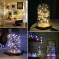 thumbnail image 3 of 20 LED 6.56Ft Led String Lights Warm White Firefly USB Plug in Starry Lights with Remote Waterproof Copper Wire Decorative Fairy Lights for Valentine‘s Day, 3 of 7
