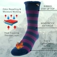 thumbnail image 3 of DG Hill Men's & Women's Heat Trapping Crew Thermal Lined Boot Socks, 4 Pairs, Unisex Adult, 3 of 7