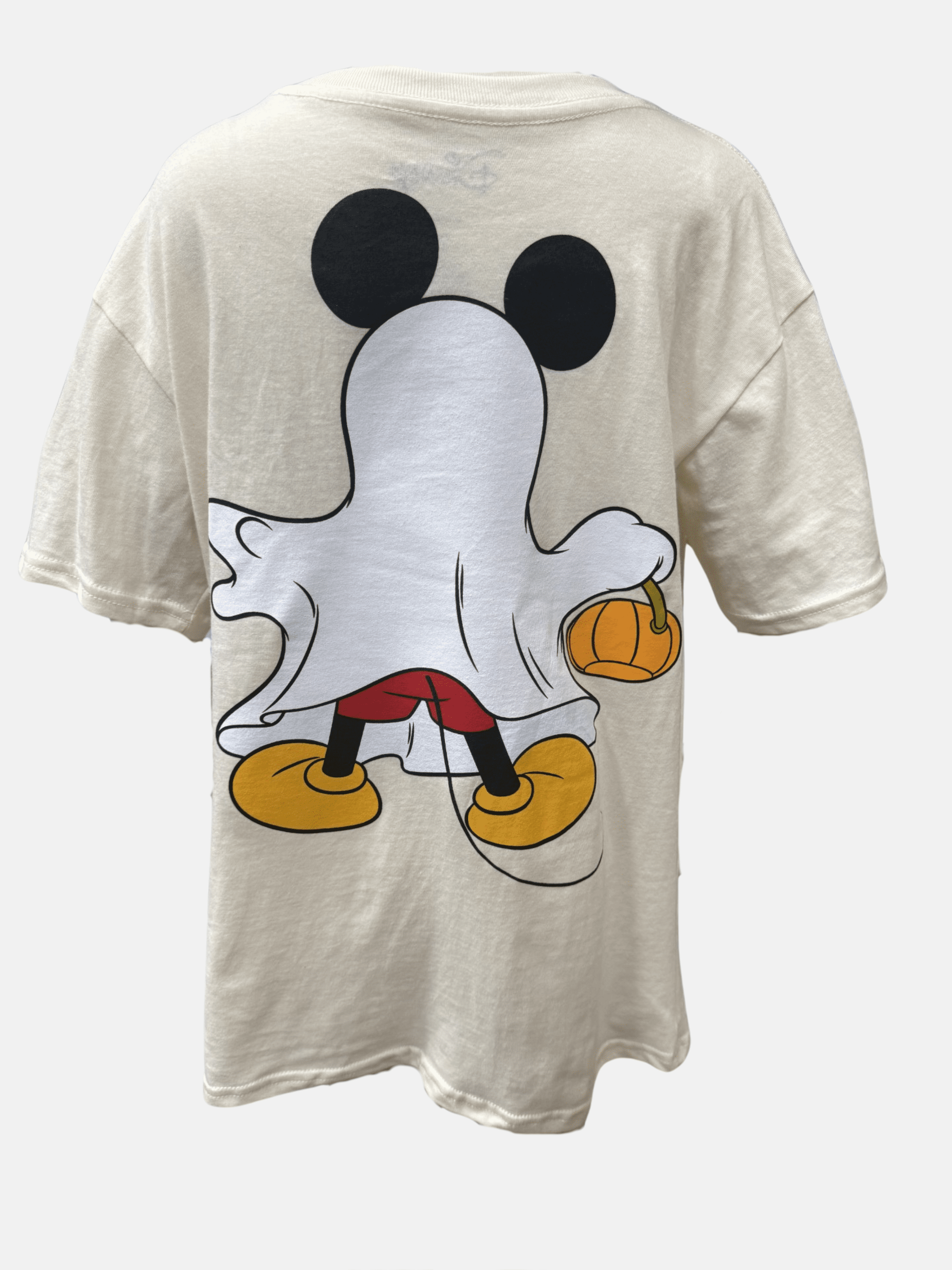 Disney Youth Glow in the Dark Halloween Ghost Mickey T-Shirt (Unisex), XS to XL