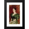 thumbnail image 2 of Albert Edelfelt 16x24 Black Modern Framed Museum Art Print Titled - Portrait of Mrs. Dagmar Dippell, Compositional Sketch (1895), 2 of 5