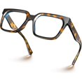 thumbnail image 1 of wonima44 VISOONE Rectangle TR90 Blue Light Blocking Glasses Computer Eyewear with Preppy Look for Women and Men Cougar, 1 of 1