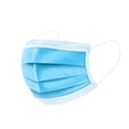 thumbnail image 3 of 50 PCS Thick 3-Layer Breathable Non-woven Fabric Disposable Face Mask, 3 of 8