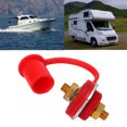 thumbnail image 4 of Battery Terminal Connector, Rust Proof High Strength 250A Rubber Zinc Alloy Brass Safe Car Battery Terminal Connector  For Ship Red,Black, 4 of 8