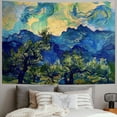 thumbnail image 2 of GOSMITH Van Gogh Artwork Tapestry,The Olive Trees Wall Hanging for Home Bedroom,Oil Painting Aesthetics Background,Artistic World Classic Famous Art Décor Painting, 2 of 6