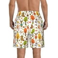thumbnail image 3 of Naloa Animals Forest Men's Beach Shorts, Surfing shorts, Swim trunks, Quick Dry Swim Trunks for Surfing Beach Fun - Small, 3 of 9