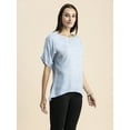 thumbnail image 2 of Moomaya Womens Printed Summer Tunic Top, Round Neck, Elbow, Loose-Fit Casual Top, 2 of 9