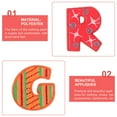 thumbnail image 2 of MasteelfCA 26 Pcs Écussons Lettres Écussons à Repasser Lettres Bricolage Lettres à Repasser Vêtements Écussons à Repasser pour Bricolage, 2 of 7