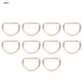 thumbnail image 1 of Belt Ring,15mm 10PCS D Rings Strap Loop Belt Loop Next-Gen Design, 1 of 9