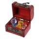thumbnail image 1 of 1 Set Pirate Treasure Chest with Gemstones Acrylic Diamond Gems Treasure Box, 1 of 4