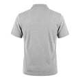 thumbnail image 4 of Knitted Polo Shirts for Men Henley Short Sleeve Button Up Tees Causal Loose Textured T Shirts, 2XL, 4 of 6
