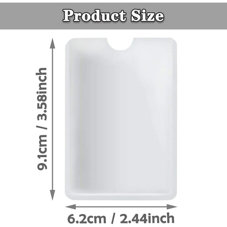 Rfid Blocking Sleeves, Rfid Card Holder Credit Card Sleeves Rfid Identity Card Protector Holder for Credit Cards Identity Theft Protection Secure