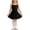 #01 Black, variant on Busydd Dance Dresses for Girls 3-15 Years Casual Round Neck Sleeveless Girls' Dresses Solid Color Girls Clothes for Dance Gymnastics 3-4 Years
