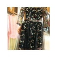 thumbnail image 5 of Lavaport 2 Layers Women Embroidered Lace Floral Long Sheer Mesh Maxi Dress, 5 of 5