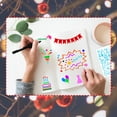 thumbnail image 4 of Plantillas creativas para dibujar y decorar - Juego de 48 piezas con diseños navideños y artísticos, material PET ecológico, ideal para manualidades escolares., 4 of 6