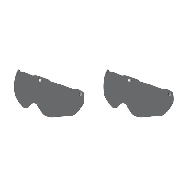 Soidarity Sombrero de bicicleta de carretera, gafas para mujer, fáciles de desmontar, lentes de repuesto a prueba de viento, equipo de gris negro 2piezas