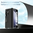 thumbnail image 7 of TECH CIRCLE for Samsung Galaxy Z Fold 5 Case Hinge Coverage Protective with Screen Protector Hard PC Magnetic Plating All-Inclusive Shockproof Kickstand Cover for Galaxy Z Fold 5 5G 2023,Black, 7 of 7