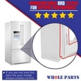 thumbnail image 5 of Whole Parts Refrigerator Fresh Food Door Seal Gasket, White Color, Part# W10443313 - Replacement and Compatible with Some Amana, Kenmore, Crosley, Jenn Air, Maytag and Whirlpool Refrigerators, 5 of 8