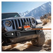 12000 lbs Electric Winch, 12V DC Truck Winch with Synthetic Rope & Remote Control, IP55 Waterproof for Off-Road SUV Jeep Trailer