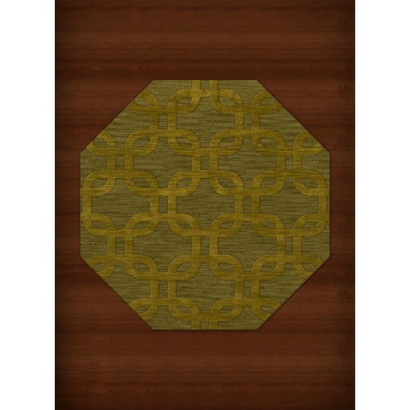 Dalyn Dover Area Rug DV7 Dv7 Avocado Rectangles Loops 8' x 8' Octagon