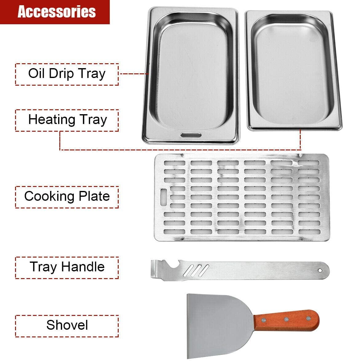 Gas Cylinder Connection CSA//ETL Certificated Stainless Steel 1500℉ of Intense Heat COSTWAY Propane Steak Infrared Grill for Tailgating 7000 BTU Compact Outdoor Grill Machine Large Heating Place