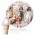 thumbnail image 4 of Disfraz de helado para niños: disfraz divertido para fiestas de cumpleaños, carnavales y Halloween. Accesorio fotográfico creativo para divertirse en redes sociales., 4 of 7