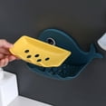 thumbnail image 2 of OAVQHLG3B Soap Dish Punch-Free Wall-Mounted Creative Soap Dish Rack Home Box, 2 of 7