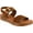 Tan Suede Italian Leather, variant on Tay-Italy Buckled Sandals (Women)