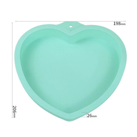 

6/8 inch Round Love Heart Shape Reusable Silicone Cake Mousse Mold Baking Tools For Mousses Ice Cream Chiffon Cakes Baking Pan Decorating Accessories Bakeware Tools