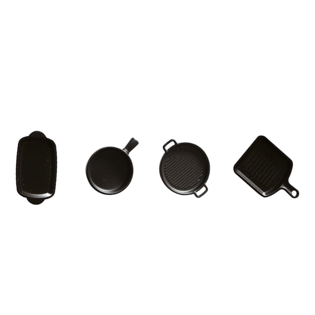 Mobutofu 4Pcs Miniature Toys Alloy Square Replacement for Old or Broken Trays Educators