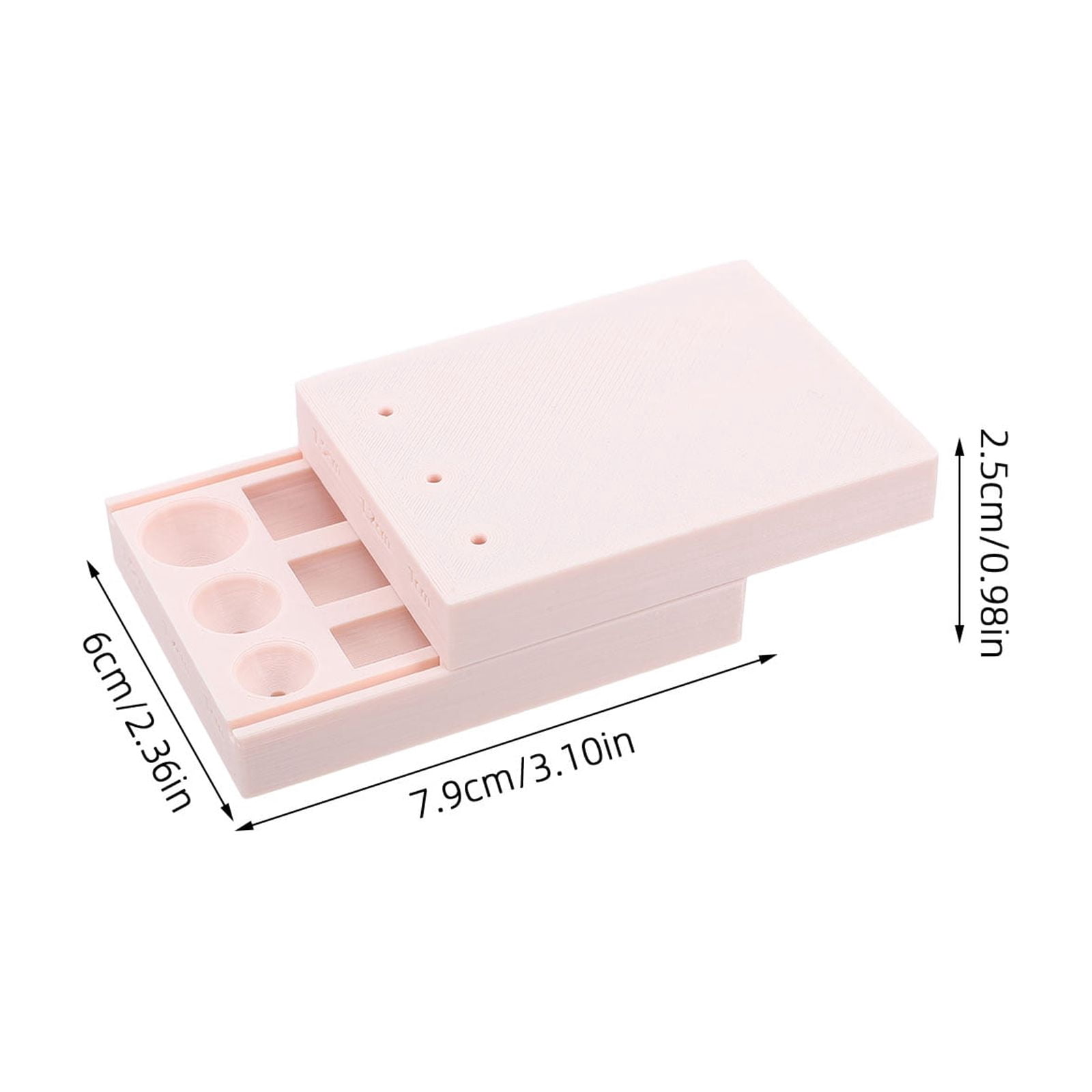 OUNONA Beige Polymer Clay Bead Roller Mold with Hole Punch Tool for Jewelry Making, Pendant, Earring Craft Supplies Kit